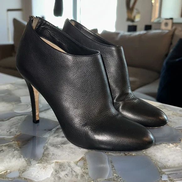 Jimmy Choo | Shoes | Stunning Jimmy Choo Leather Bootie Sz 37
